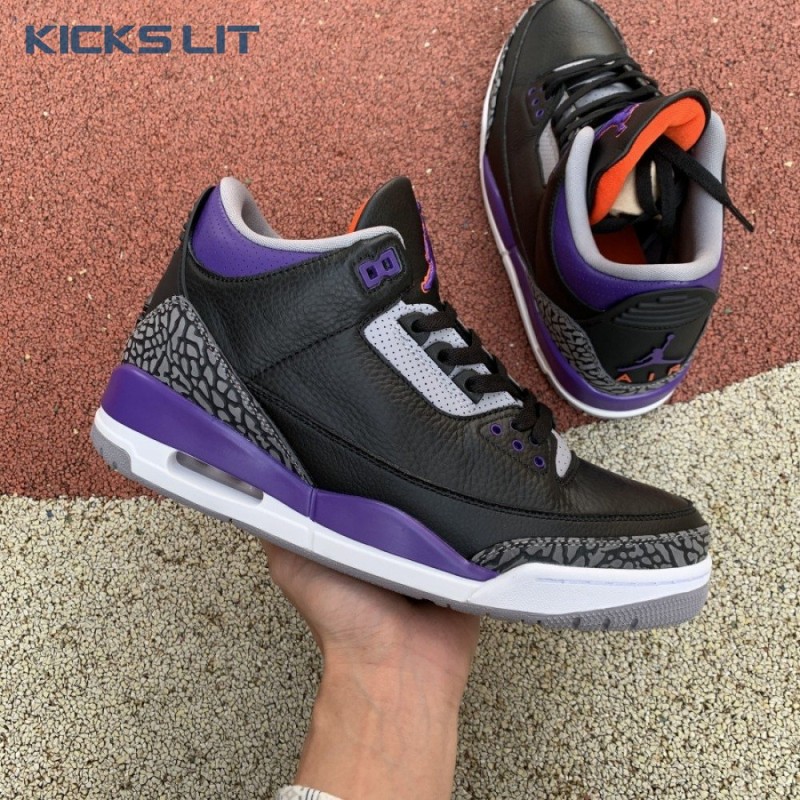 Air Jordan 3 Retro 'Court Purple' Men's Air Jordan 3 Retro 'Court Purple' Men's