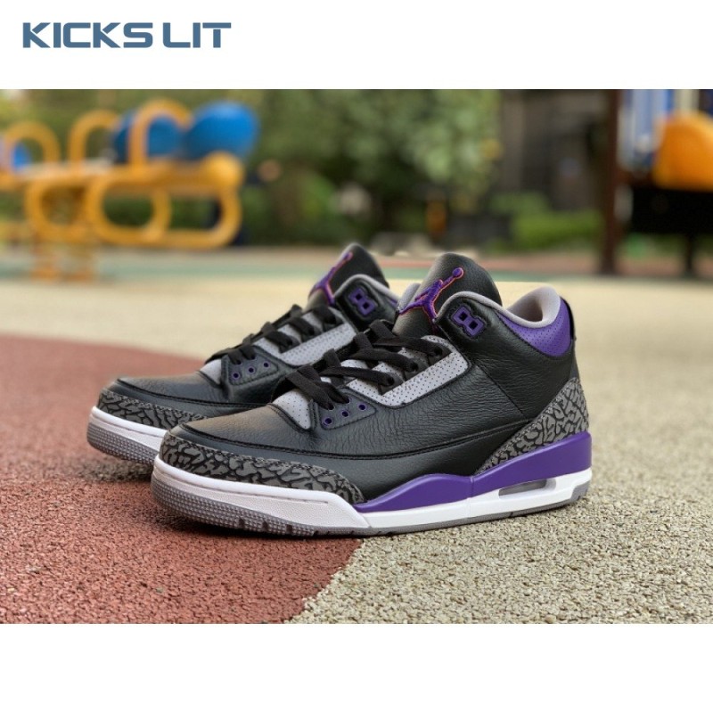 Air Jordan 3 Retro 'Court Purple' Men's Air Jordan 3 Retro 'Court Purple' Men's