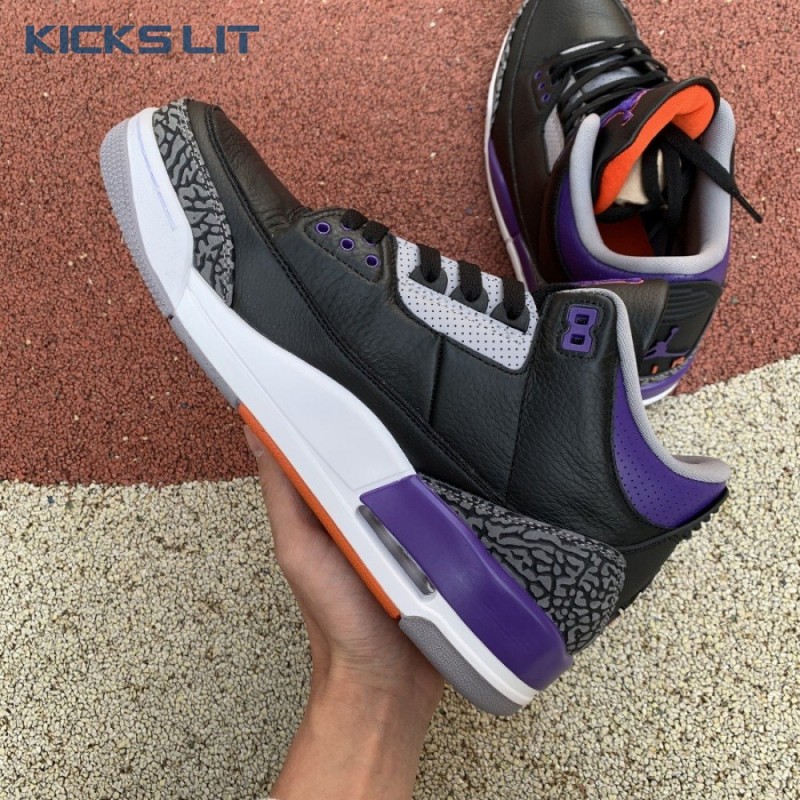 Air Jordan 3 Retro 'Court Purple' Men's Air Jordan 3 Retro 'Court Purple' Men's
