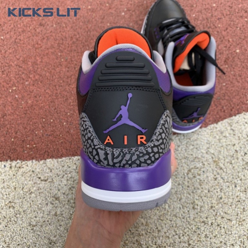 Air Jordan 3 Retro 'Court Purple' Men's Air Jordan 3 Retro 'Court Purple' Men's