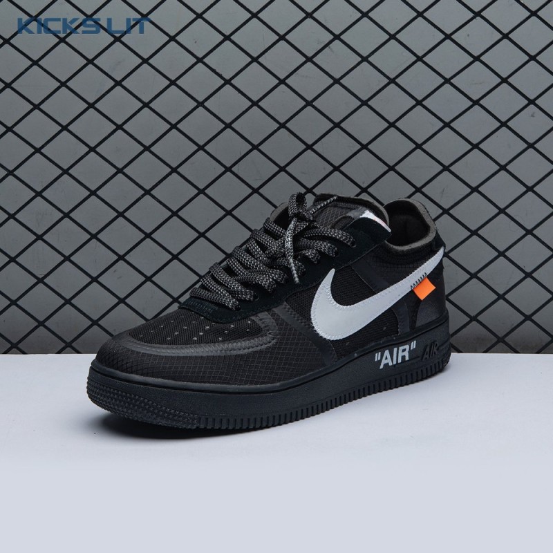 Nike Air Force 1 Low Off-White Black White AO4606 001 Unisex Nike Air Force 1 Low Off-White Black White AO4606 001 Unisex