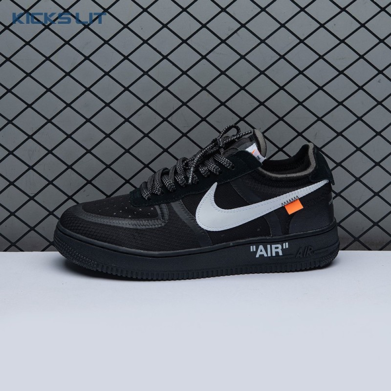 Nike Air Force 1 Low Off-White Black White AO4606 001 Unisex Nike Air Force 1 Low Off-White Black White AO4606 001 Unisex