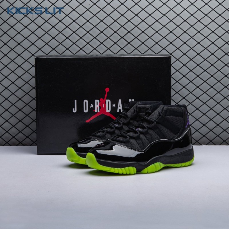 Air Jordan 11 GS Black Barely Volt Men's