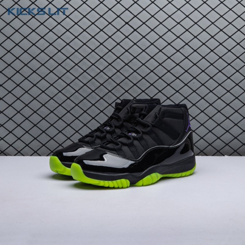 Air Jordan 11 GS Black Barely Volt Men's Air Jordan 11 GS Black Barely Volt Men's