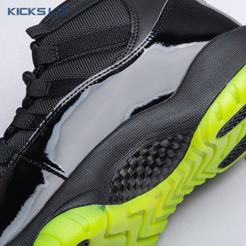 Air Jordan 11 GS Black Barely Volt Men's Air Jordan 11 GS Black Barely Volt Men's