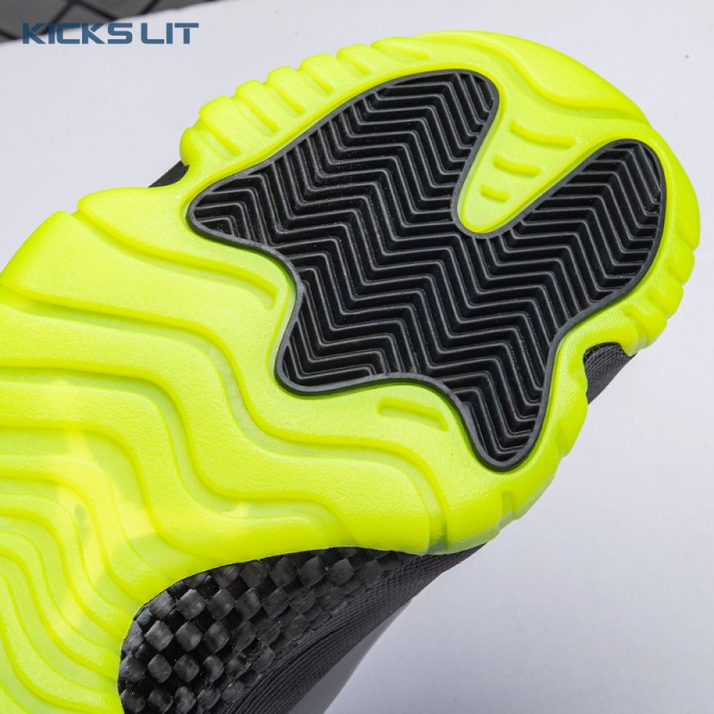 Air Jordan 11 GS Black Barely Volt Men's Air Jordan 11 GS Black Barely Volt Men's