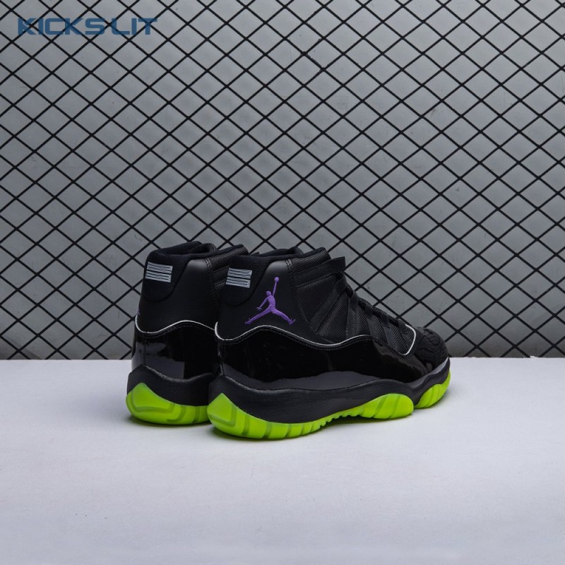 Air Jordan 11 GS Black Barely Volt Men's Air Jordan 11 GS Black Barely Volt Men's