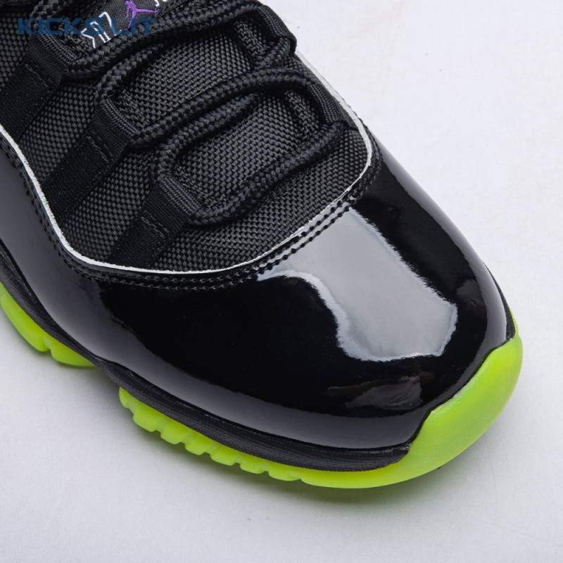 Air Jordan 11 GS Black Barely Volt Men's Air Jordan 11 GS Black Barely Volt Men's