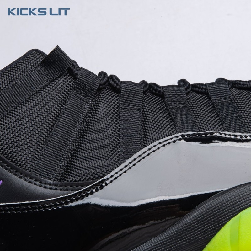 Air Jordan 11 GS Black Barely Volt Men's Air Jordan 11 GS Black Barely Volt Men's