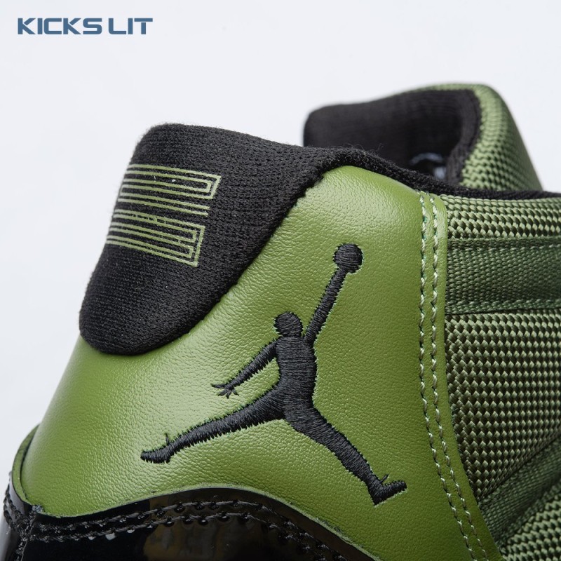 Air Jordan 11 Retro Army Green Black CT8012 300 Men's