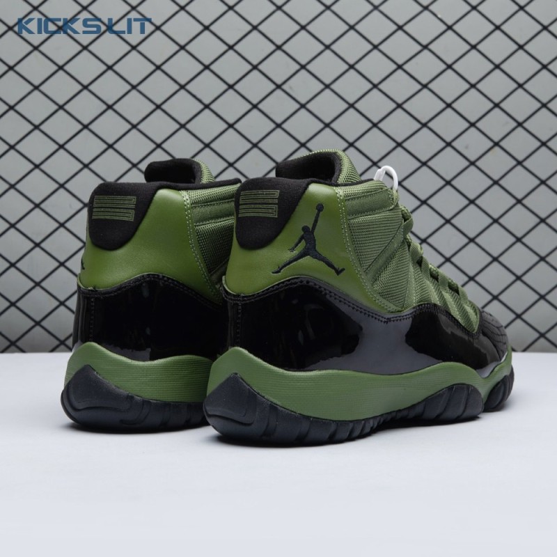 Air Jordan 11 Retro Army Green Black CT8012 300 Men's