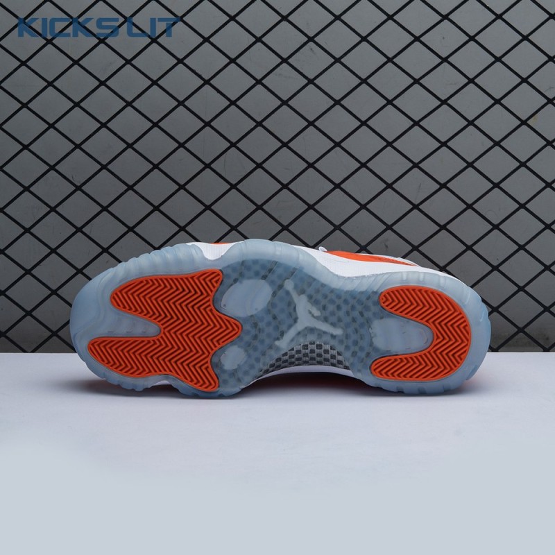 Air Jordan 11 Retro High 72-10 White Orange Men's