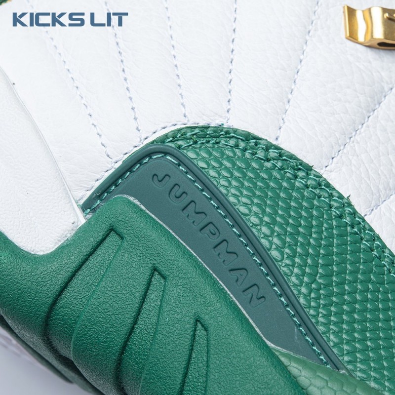 Air Jordan 12 White Green Men's