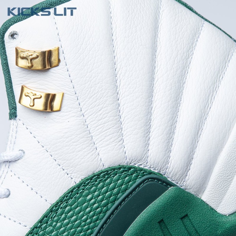 Air Jordan 12 White Green Men's