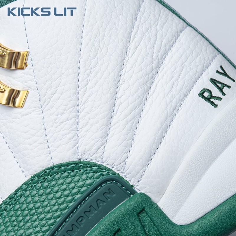Air Jordan 12 White Green Men's