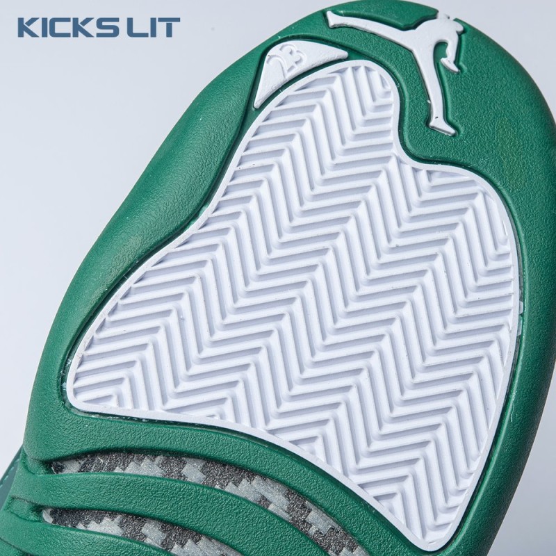 Air Jordan 12 White Green Men's