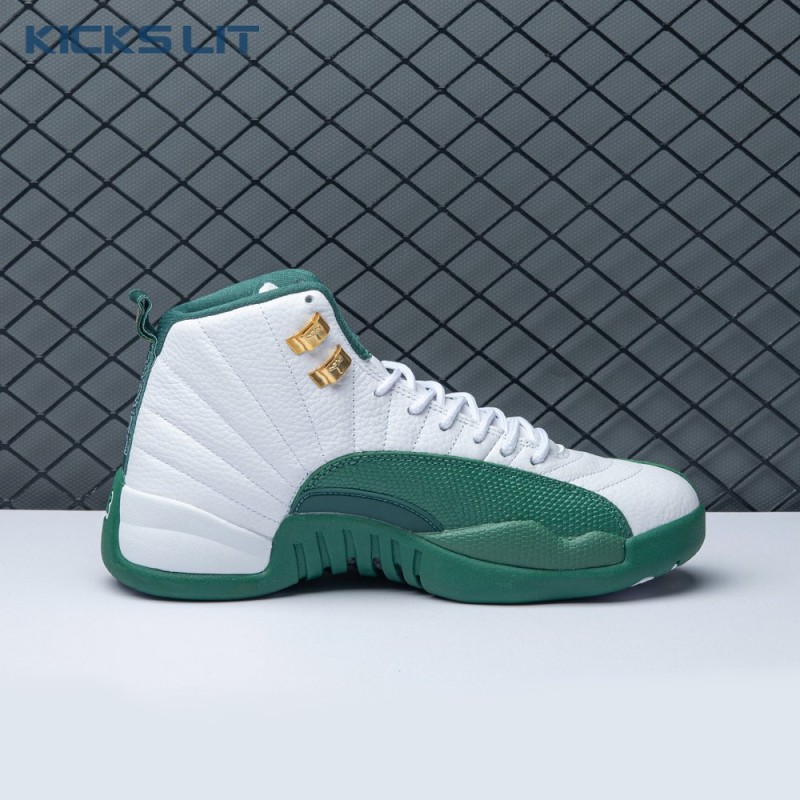 Air Jordan 12 White Green Men's