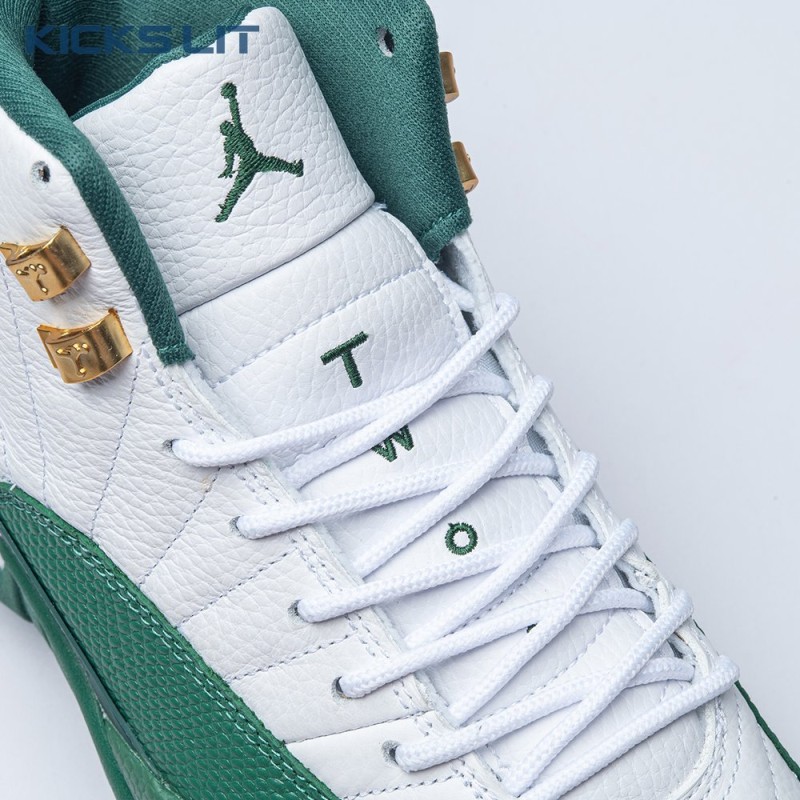 Air Jordan 12 White Green Men's