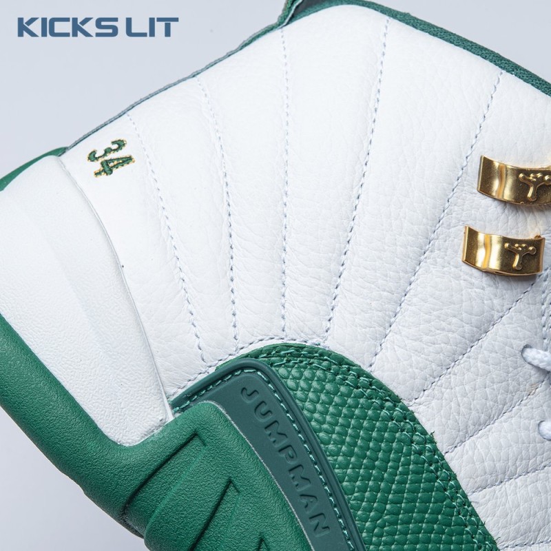 Air Jordan 12 White Green Men's