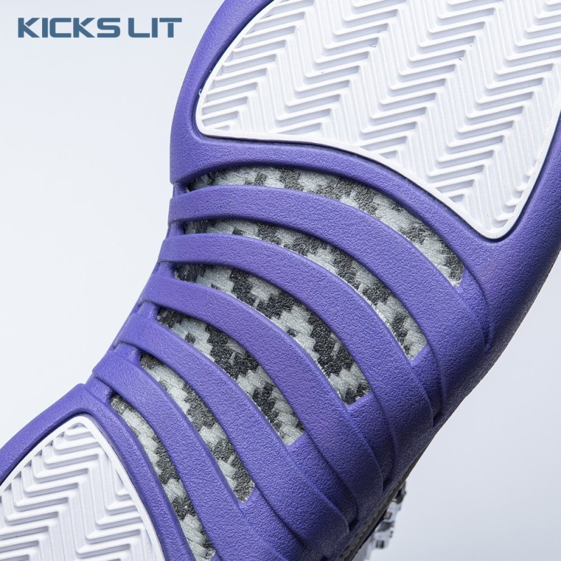 Air Jordan 12 White Purple Men's