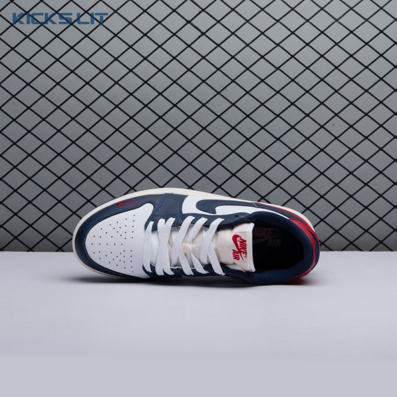 Air Jordan 1 Low OG 'Gym Red & Midnight Navy' HQ2993-100 Unisex Air Jordan 1 Low OG 'Gym Red & Midnight Navy' HQ2993-100 Unisex