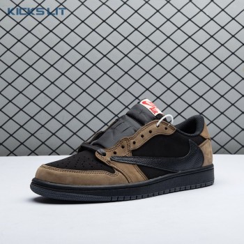 Travis Scott x Air Jordan 1 Low OG Velvet Brown DM7866 202 Unisex