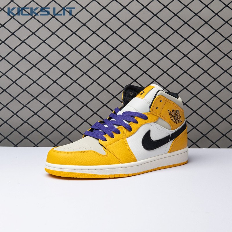 Air Jordan 1 Mid SE Lakers 852542-700 Unisex Air Jordan 1 Mid SE Lakers 852542-700 Unisex