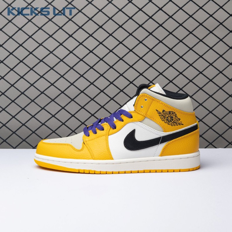 Air Jordan 1 Mid SE Lakers 852542-700 Unisex Air Jordan 1 Mid SE Lakers 852542-700 Unisex