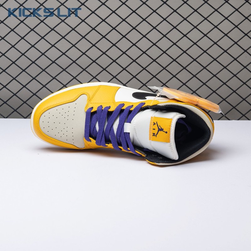 Air Jordan 1 Mid SE Lakers 852542-700 Unisex Air Jordan 1 Mid SE Lakers 852542-700 Unisex
