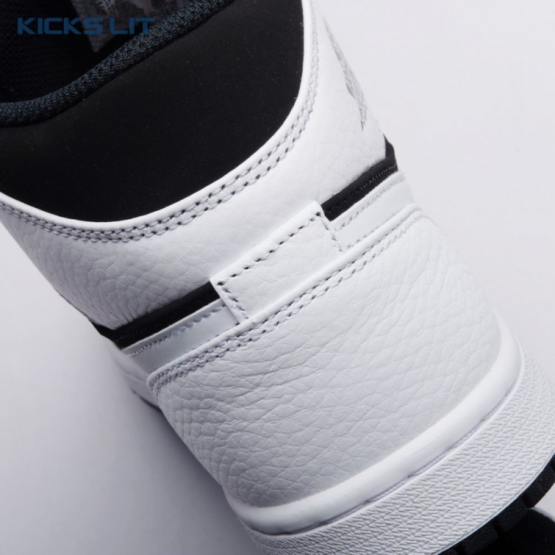 Air Jordan 1 Mid White Black Unisex Air Jordan 1 Mid White Black Unisex