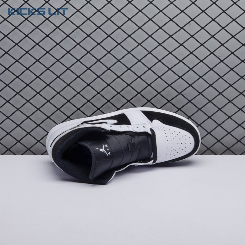 Air Jordan 1 Mid White Black Unisex Air Jordan 1 Mid White Black Unisex