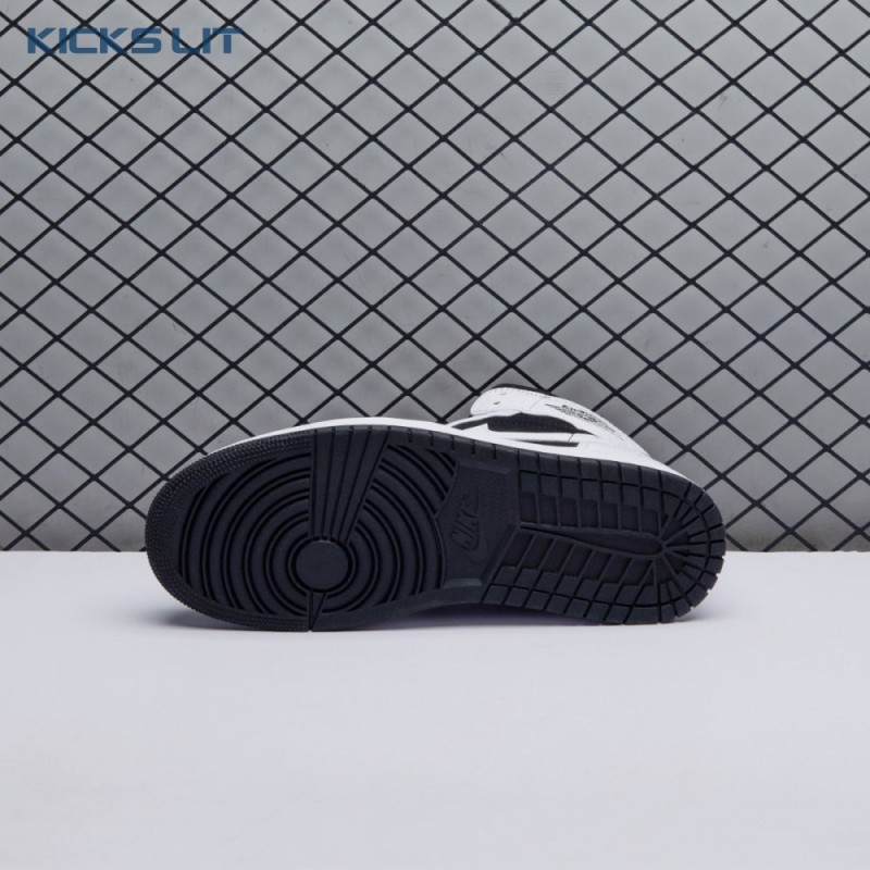 Air Jordan 1 Mid White Black Unisex Air Jordan 1 Mid White Black Unisex