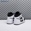 Air Jordan 1 Mid White Black Unisex