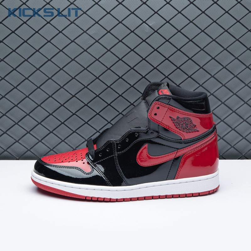 Air Jordan 1 Retro High OG Patent 'Bred' Unisex Air Jordan 1 Retro High OG Patent 'Bred' Unisex