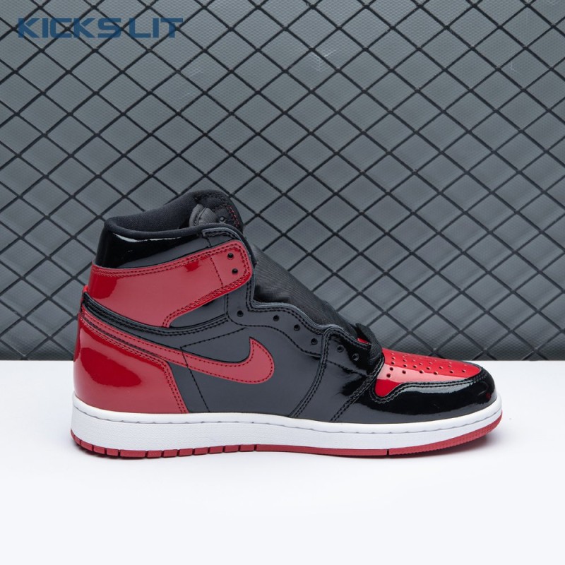Air Jordan 1 Retro High OG Patent 'Bred' Unisex Air Jordan 1 Retro High OG Patent 'Bred' Unisex
