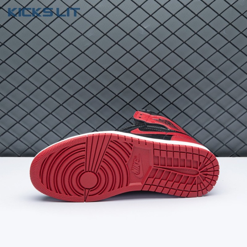 Air Jordan 1 Retro High OG Patent 'Bred' Unisex Air Jordan 1 Retro High OG Patent 'Bred' Unisex