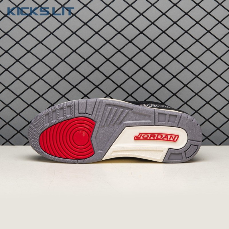 Air Jordan 3 Black Gold Men's Air Jordan 3 Black Gold Men's