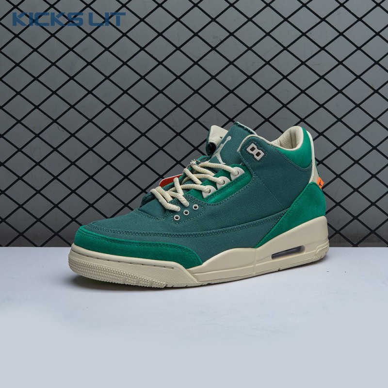 Air Jordan 3 Retro Bicoastal Black Malachite Fossil FZ7974-300 Unisex Air Jordan 3 Retro Bicoastal Black Malachite Fossil FZ7974-300 Unisex