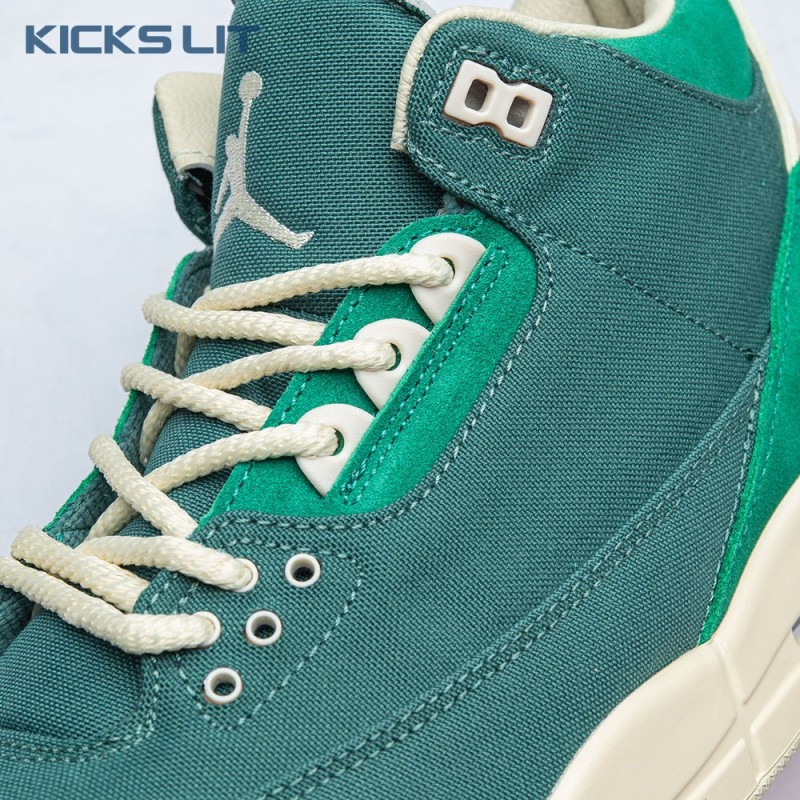 Air Jordan 3 Retro Bicoastal Black Malachite Fossil FZ7974-300 Unisex Air Jordan 3 Retro Bicoastal Black Malachite Fossil FZ7974-300 Unisex