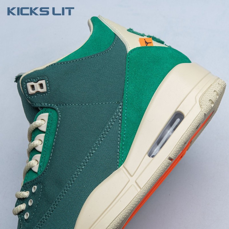 Air Jordan 3 Retro Bicoastal Black Malachite Fossil FZ7974-300 Unisex Air Jordan 3 Retro Bicoastal Black Malachite Fossil FZ7974-300 Unisex