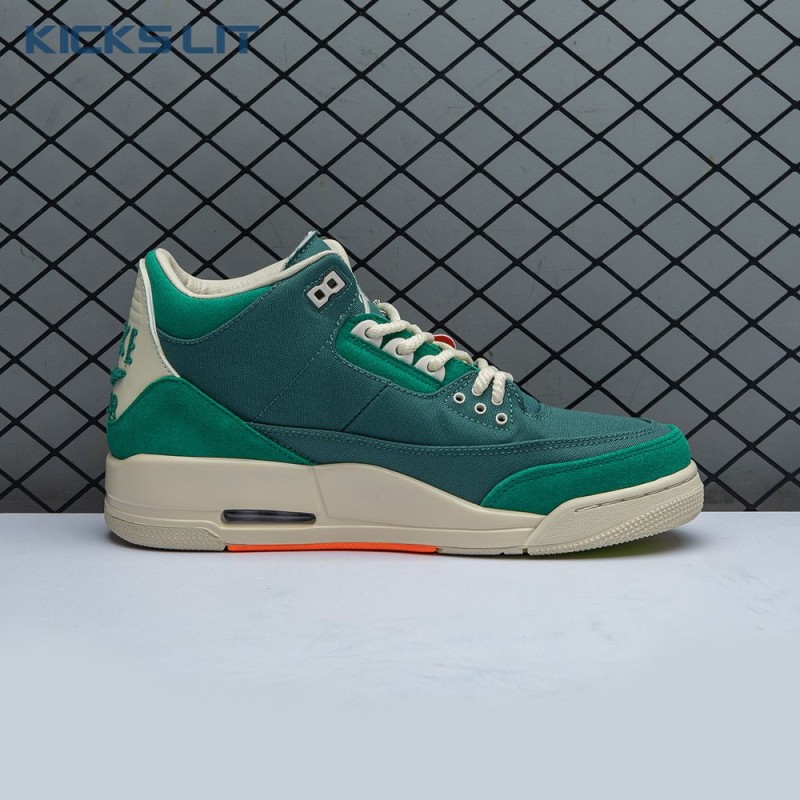 Air Jordan 3 Retro Bicoastal Black Malachite Fossil FZ7974-300 Unisex Air Jordan 3 Retro Bicoastal Black Malachite Fossil FZ7974-300 Unisex