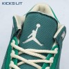 Air Jordan 3 Retro Bicoastal Black Malachite Fossil FZ7974-300 Unisex