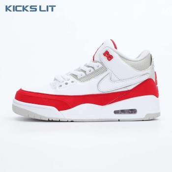 Air Jordan 3 Retro Tinker White University Red Men's Air Jordan 3 Retro Tinker White University Red Men's