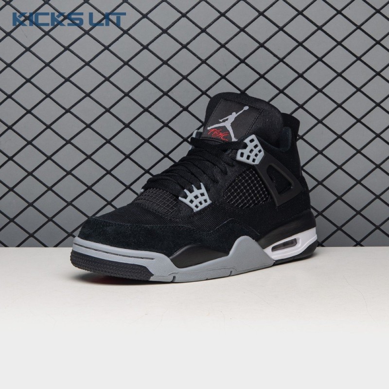 Air Jordan 4 Retro SE Black Canvas DH7138-006 Men's Air Jordan 4 Retro SE Black Canvas DH7138-006 Men's