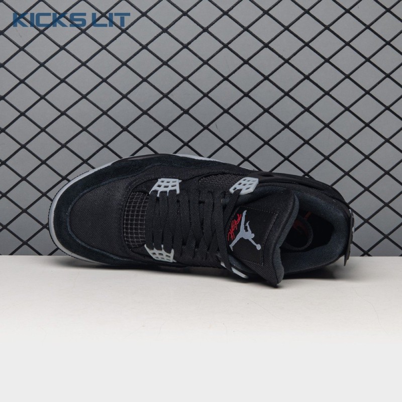 Air Jordan 4 Retro SE Black Canvas DH7138-006 Men's Air Jordan 4 Retro SE Black Canvas DH7138-006 Men's