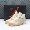 Air Jordan 4 RERO x Off-White AJ4 OW Sail Unisex