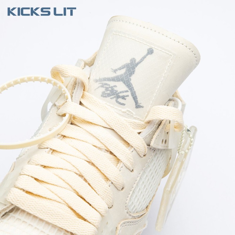 Air Jordan 4 RERO x Off-White AJ4 OW Sail Unisex