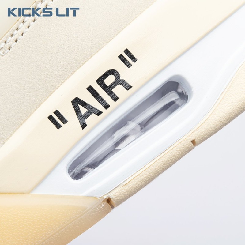 Air Jordan 4 RERO x Off-White AJ4 OW Sail Unisex