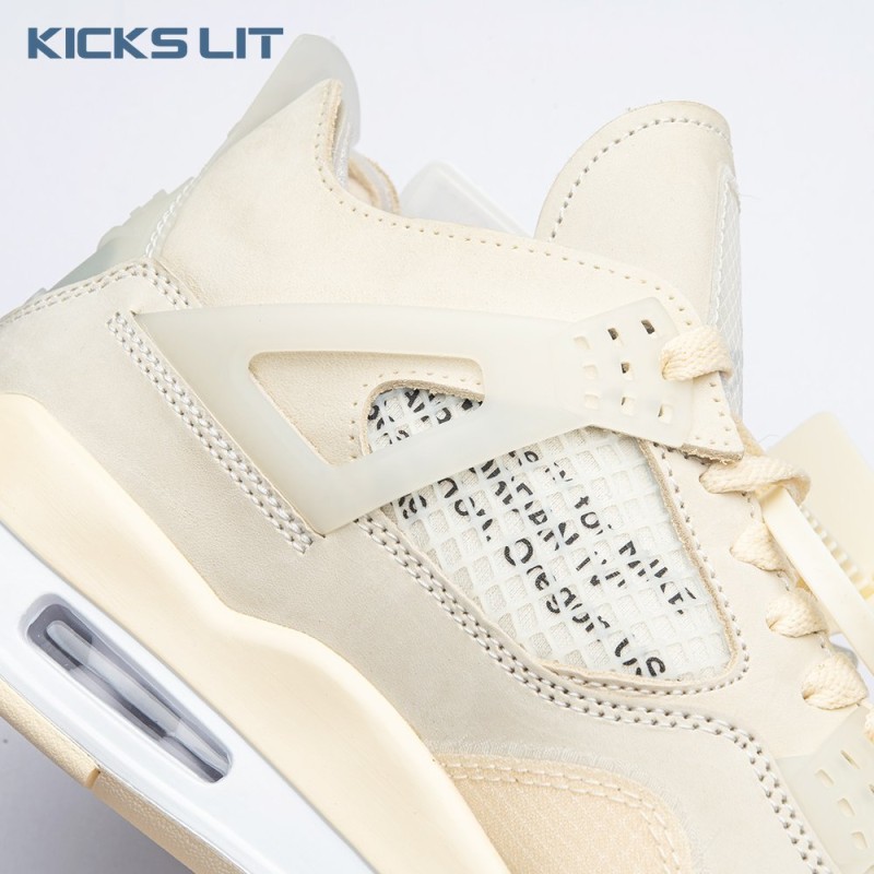 Air Jordan 4 RERO x Off-White AJ4 OW Sail Unisex