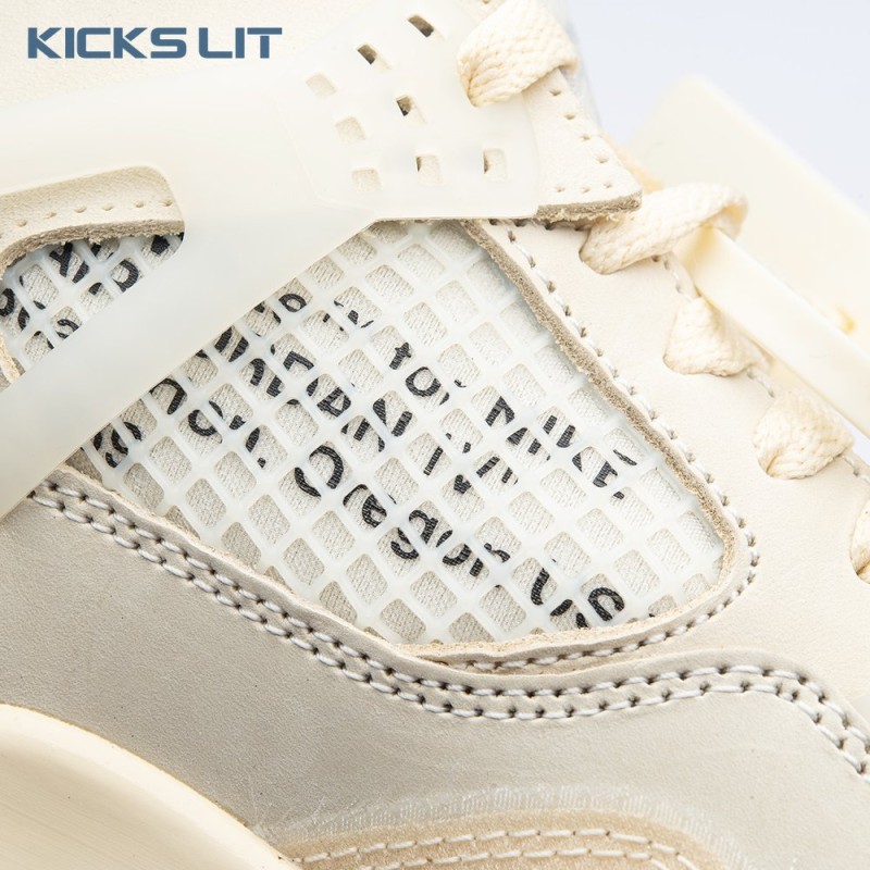 Air Jordan 4 RERO x Off-White AJ4 OW Sail Unisex